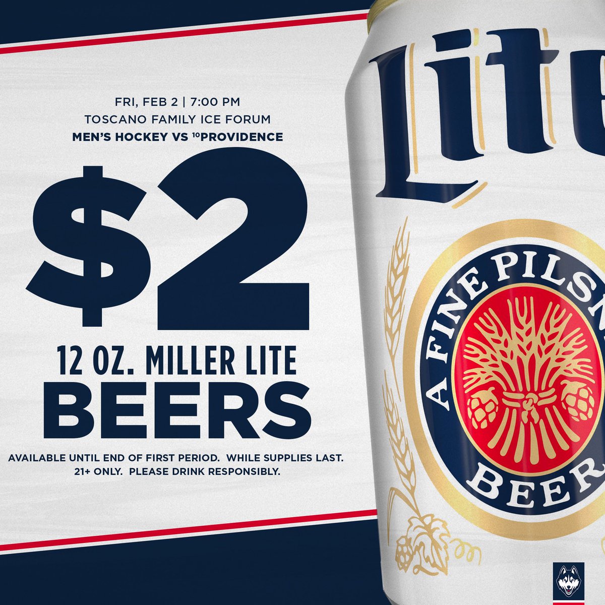 It’s happening‼️

Come out and support Friday vs. #10 Providence❄️🏒🚌👀