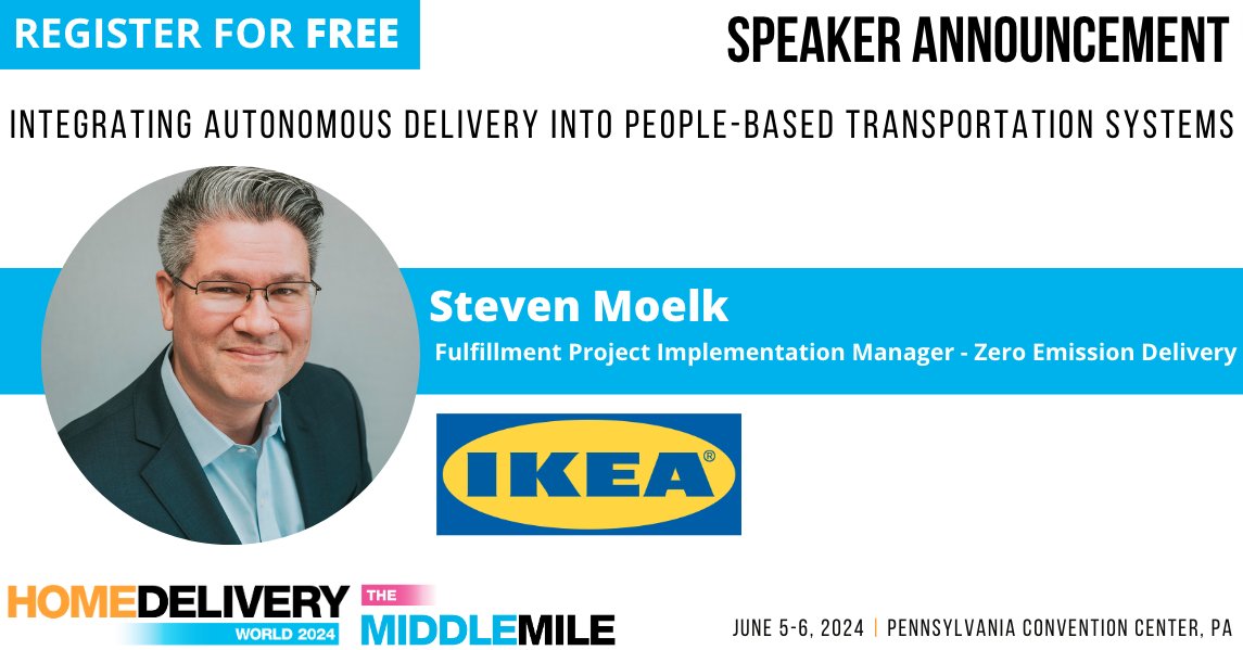 Home Delivery World USA on X: "Don't miss Steven Moelk ...