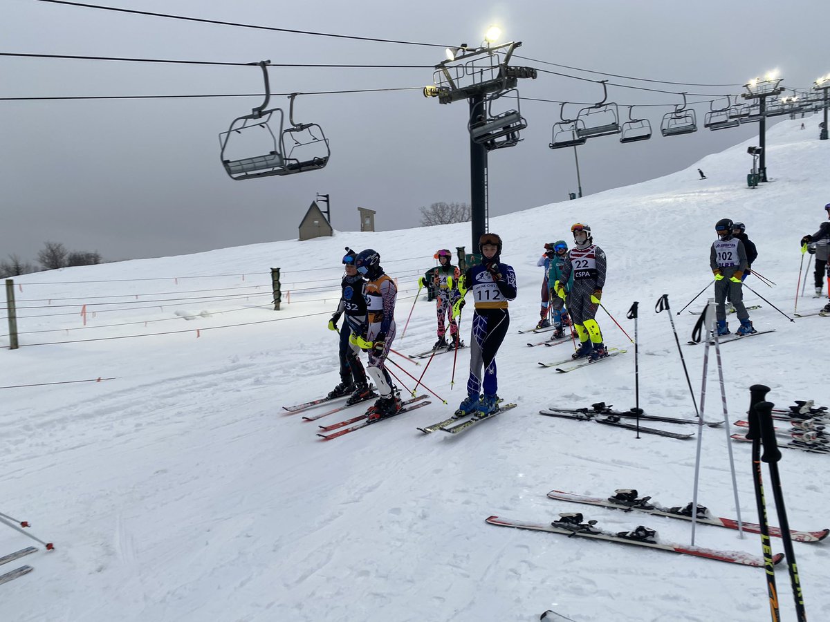 4 inches of fresh snow for our race tonight!