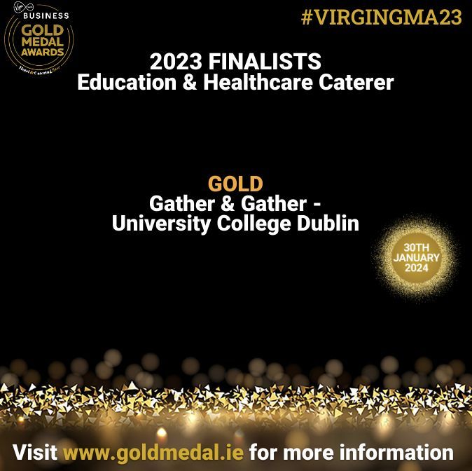 A big congratulations to our winners of Ireland's Education and Healthcare Caterer award this year! Gold: @GatheredIreland/@foodatucd Silver: @aramark_ie #VIRGINGMA23 #healthcare #cateringservice #hospitality