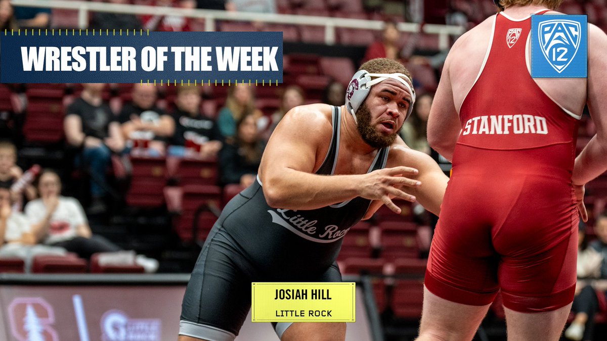 Pac-12 Wrestler of the Week: Josiah Hill, Little Rock 💪

📰 pac12.me/WRES-01-30-24