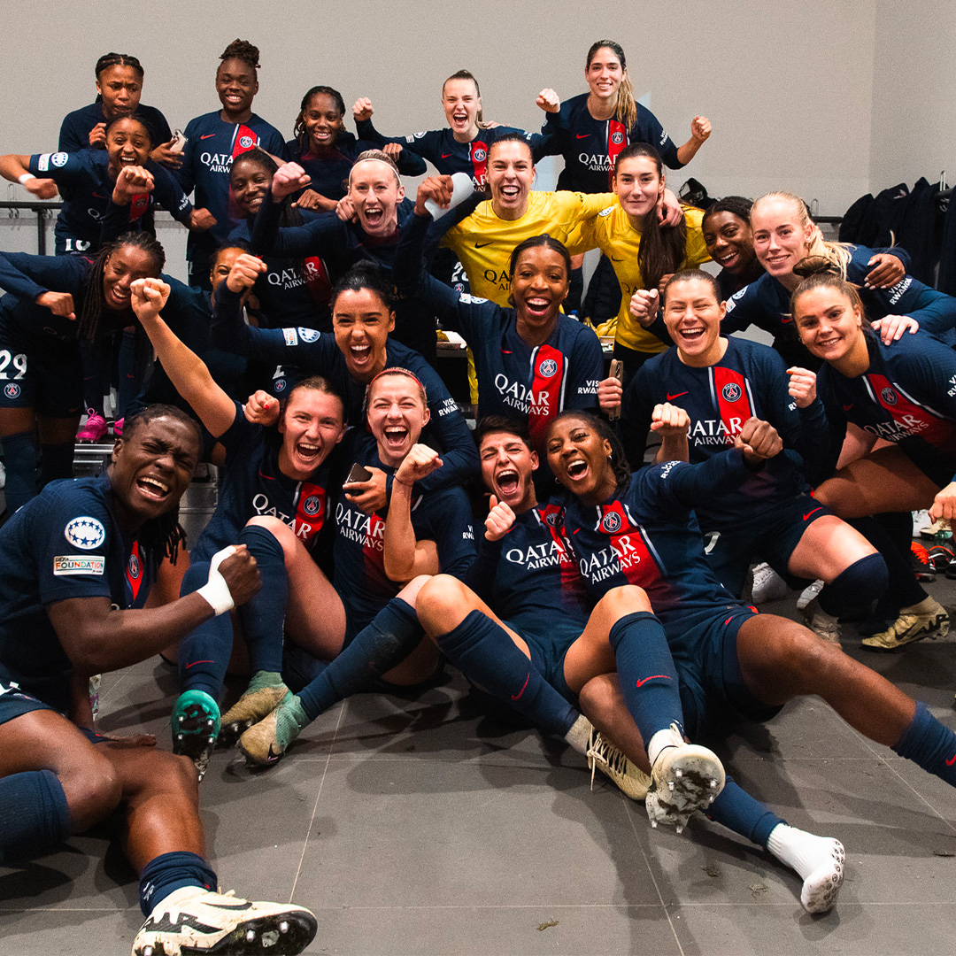 𝗢𝗻𝗲 𝗧𝗘𝗔𝗠 ❤️💙 #FCBPSG I #UWCL