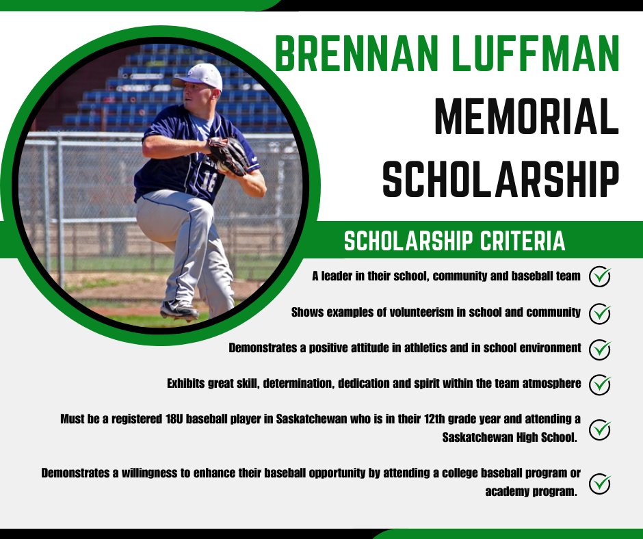 Applications are now being taken for the Brennan Luffman Memorial Scholarship. The deadline is May 1st, follow the link in our bio for more details.