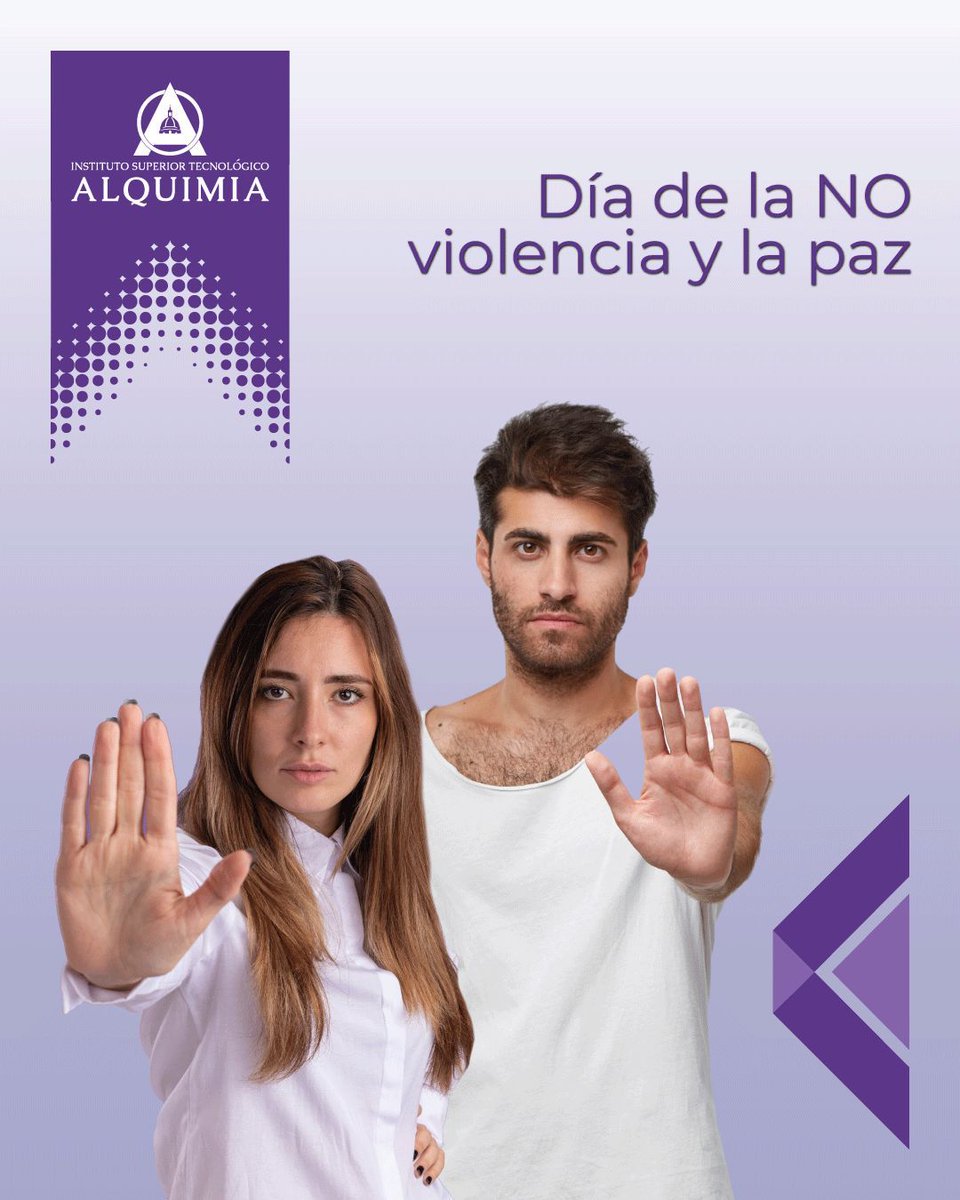 AlquimiaInstit1's tweet photo. #AlquimiaRespeta | En Alquimia, celebramos el Día de la No Violencia y la Paz. Juntos, construyamos un entorno educativo donde el respeto, la tolerancia y la comprensión prevalezcan. 💙🕊️ https://t.co/ub33qhNmm9