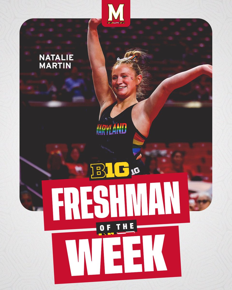 Congrats to Natalie on being named Big Ten Freshman of the Week!👏🐢❤️

#GymTerps