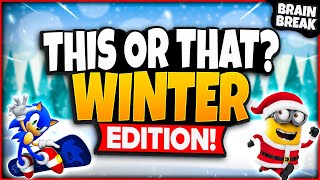 FamilyFeats's tweet photo. Winter This or That | Winter Brain Break | Christmas Games For Kids | Just Dance | GoNoodle https://t.co/7Udf3QgH9K https://t.co/ssZQRbTU6u