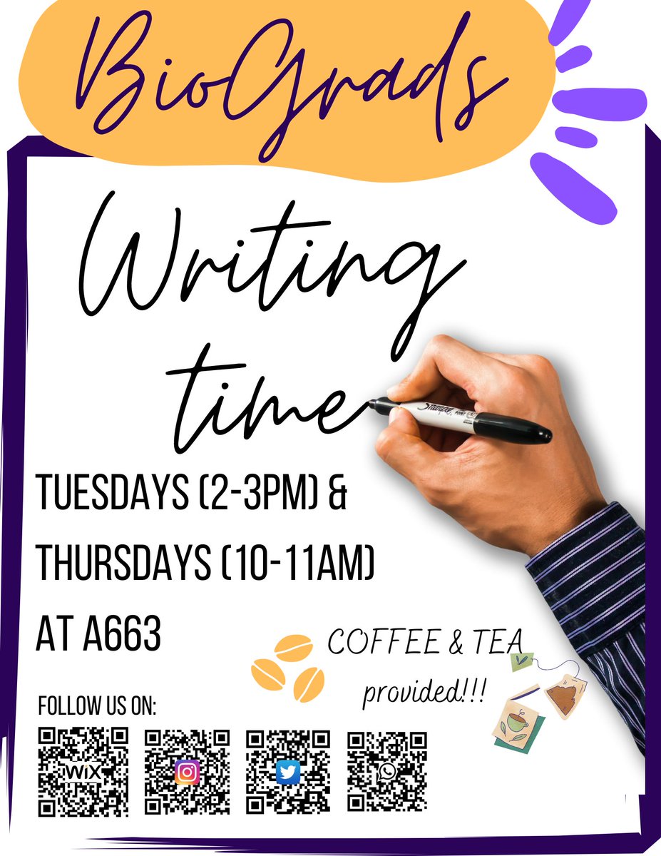 Writing time away from your usual workspace.