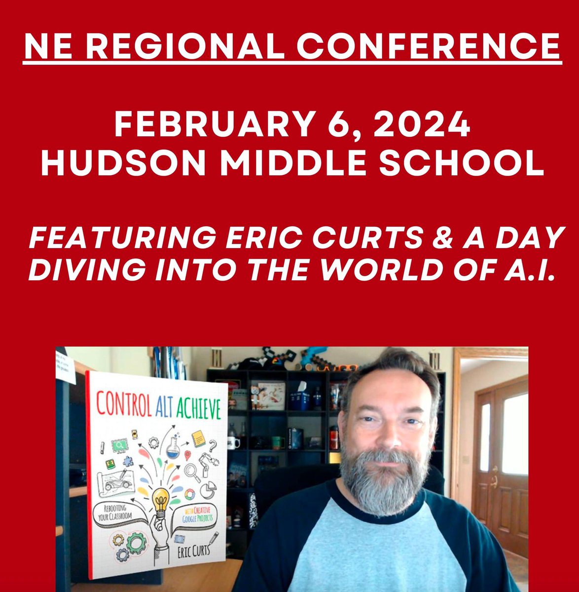 Thursday is the deadline to register! 

Join us at Hudson Middle School on February 6, 2024 for our <a href="/Ohio_Middle/">Ohio Middle Level Association (OMLA)</a>  NE Regional Workshop featuring Eric Curts.  We have AM/PM sessions. This is a FREE member benefit! 

REGISTER HERE:  forms.gle/5vo3HzEumejMuX…