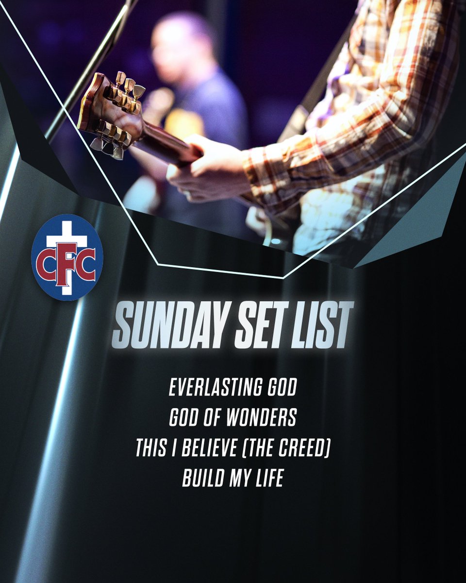 CFCJonesboro's tweet photo. Sing along to "Everlasting God", "God of Wonders", "This I Believe (The Creed)", and "Build My Life" this Sunday! Join us for an uplifting worship experience! #CommunityFellowshipChurch #SundayService #Worship #Praise #EverlastingGod #GodofWonders #ThisIBelieve #BuildMyLife https://t.co/3yXQ9NAPOA