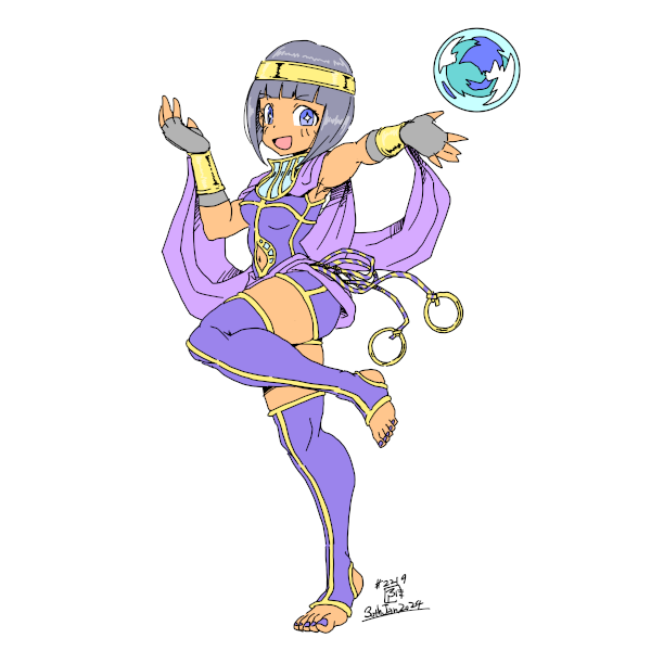 「2024-01-30 #一日一絵 」|ふゆ(ドとレとミとキュとゴとヱの音が出ない)のイラスト