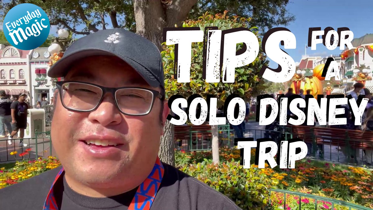 Ever thought about going to Disneyland solo but felt like you wouldn't be able to make the trip worthwhile? Well do I have the tip video for you! Here are Chris' tips for a solo Disneyland day! youtu.be/GBObh1VntI4