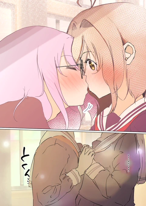 『身を‥‥委ねることを妄想する百合‥//////』(3/3)(おは百合です🌸✨) 