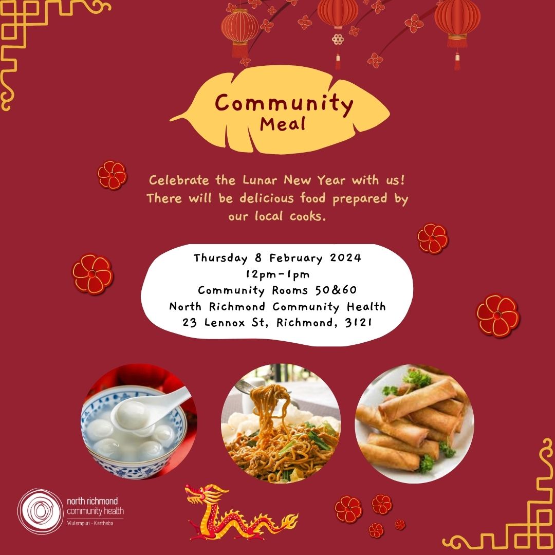 We are looking forward to our Community Meal Lunar New Year special next week!
There will be delicious food prepared by our local cooks!

#community #luncheon #lunarnewyear