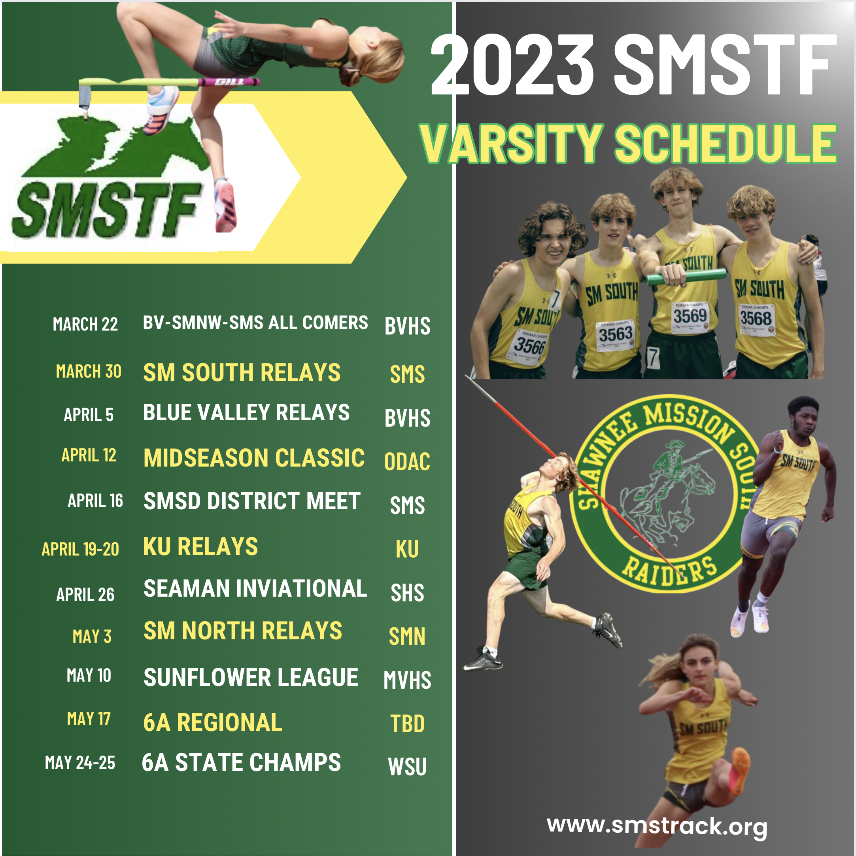Track &amp; Field season is just around the corner.  Here are the JV and Varsity meet schedule for the 2024 season.
