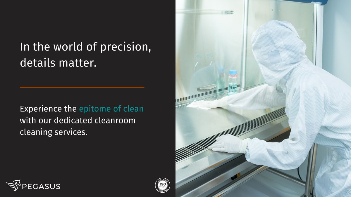 pegasus_clean's tweet photo. Unlock the power of pristine precision with our expert cleanroom cleaning services.

Your high-tech operations deserve a spotless environment.

Discover the Pegasus difference today. 🌐🔬

https://t.co/rI56M82xcV

#CleanroomMastery #PristinePrecision #PegasusClean https://t.co/Q2WQTZlkiZ
