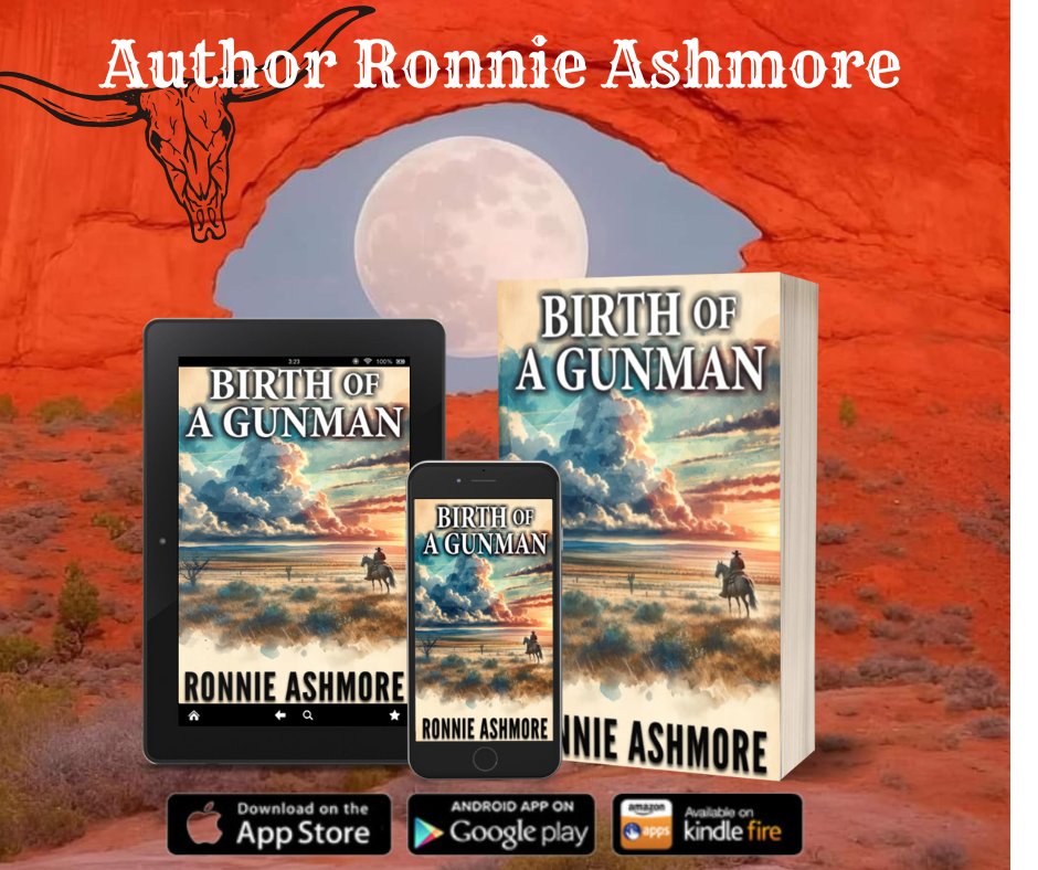 💥Brand New Best Seller💥
Texas 1857: Birth of a Gunman: A Western Adventure a.co/d/fgnQJFd
Ronnie Ashmore 
A Western Adventure by Ronnie Ashmore
🐎🐎🐎🐎🐎🐎🐎🐎🐎🐎
#westernadventure #frontier #gunman  #BookNow2024 #historicalfiction #oldwest