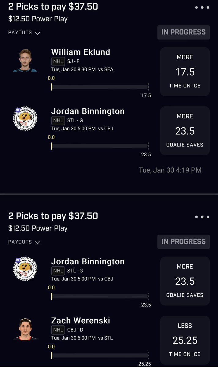 CopperPicks's tweet photo. Here are some taco pairs for tonight! BOL 🏒 #NHL #prizepicks #GamblingTwitter https://t.co/xzcFd4UoEg