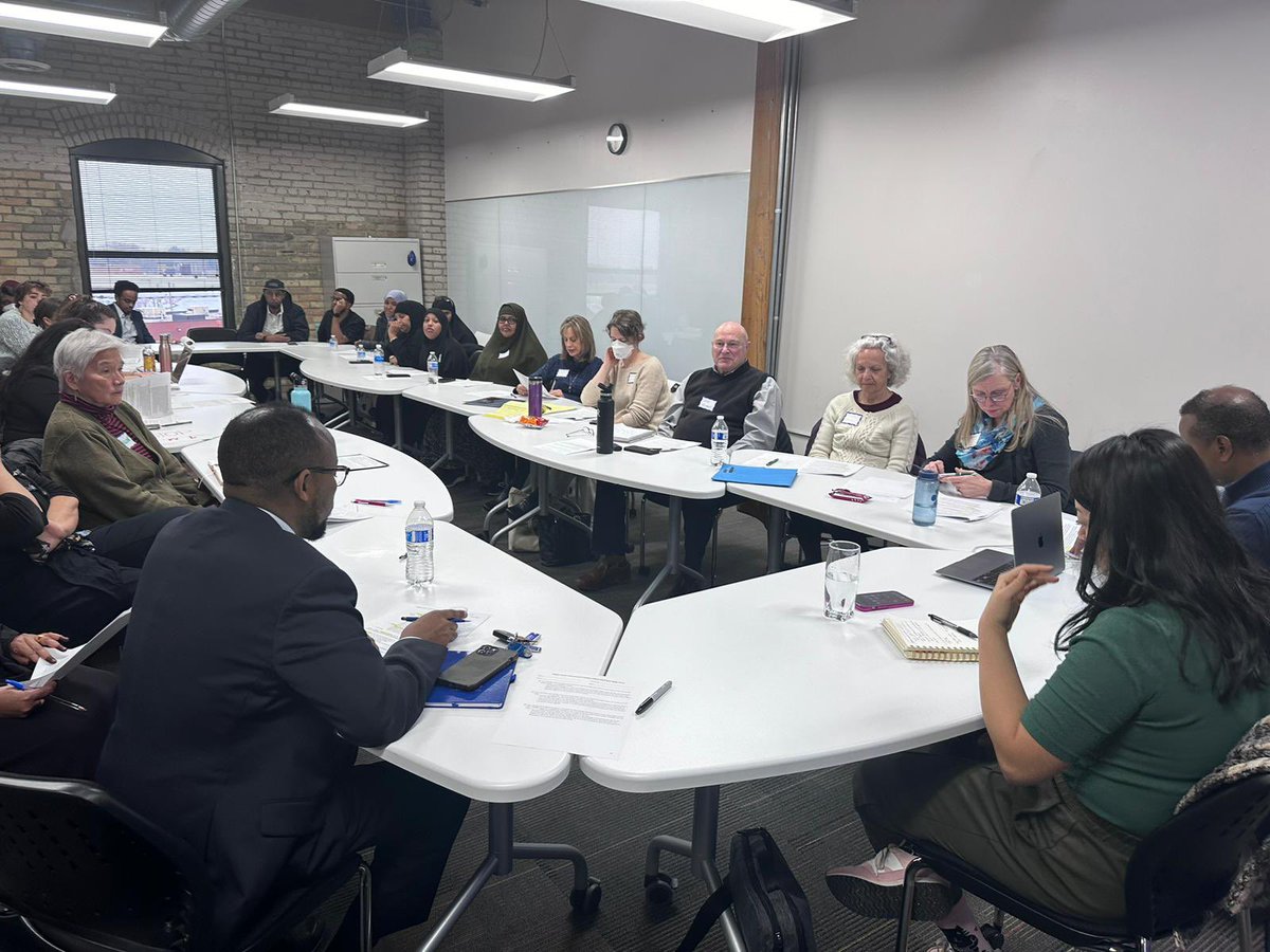 VIhekoronye's tweet photo. Coming off a historic election in Saint Paul, these top leaders in @ISAIAHMN met with Council President @mitrajunjalali to talk about advancing issues like housing, renters rights, climate, youth programming, &amp; childcare!

Leaders left excited to partner w/Jalali &amp; lead boldly 💪🏾 https://t.co/hutYCFEFRC