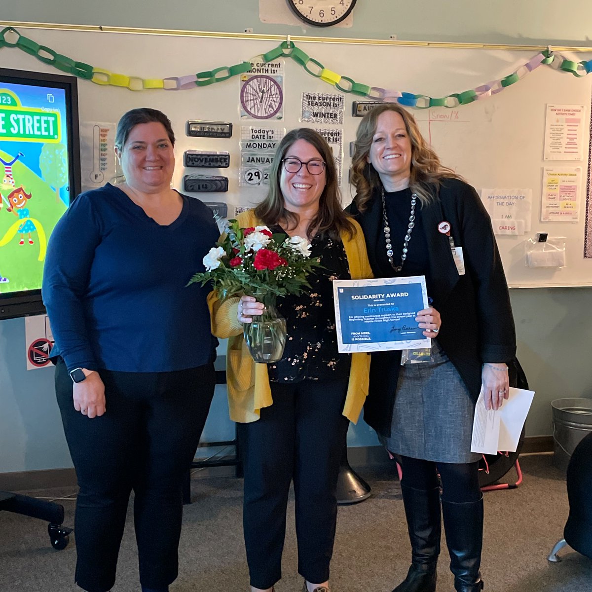 PrincipalPeckha's tweet image. We have AWESOME BTs and mentors at MCHS and Ms. Nicoll and Mrs. Truska are two of the best! Excited to celebrate their perseverance and solidarity! #StrongStable