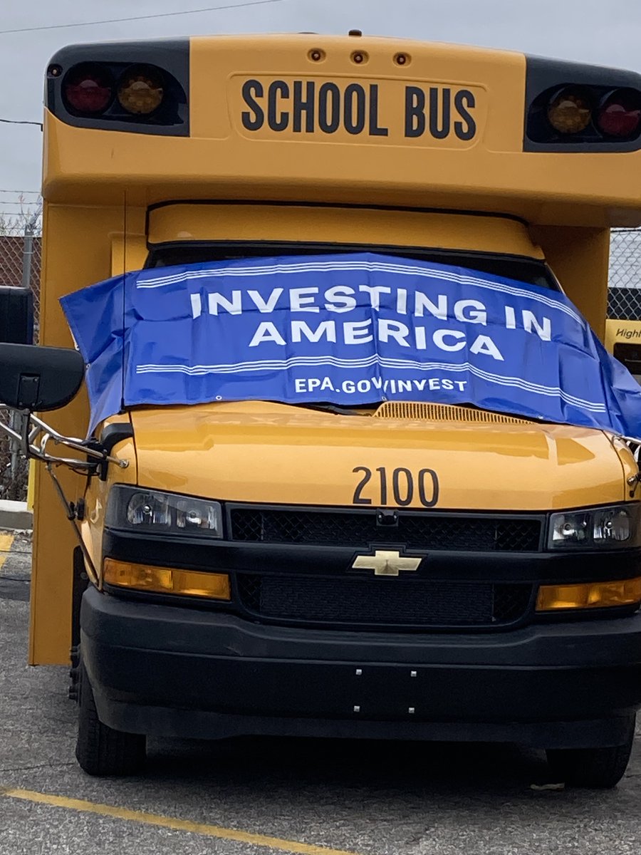 Congratulations to Baltimore City Schools on receiving 25 new electric school buses! 

We had a great time at the kick-off event on January 30, 2024 in Baltimore 🚌 These buses will help improve public health air quality. 
#electricschoolbus #Baltimore #GWRCCC #highland #BIL #IRA