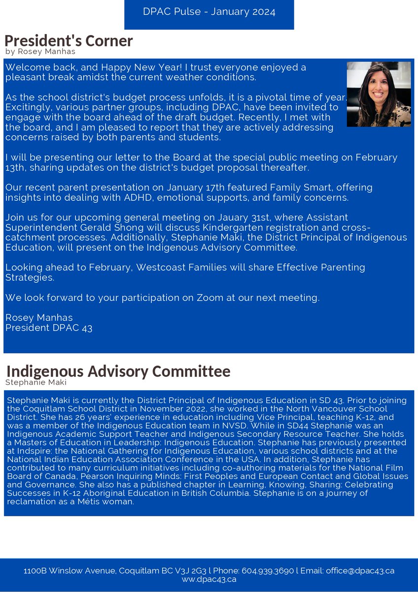 Check out our January Newsletter!