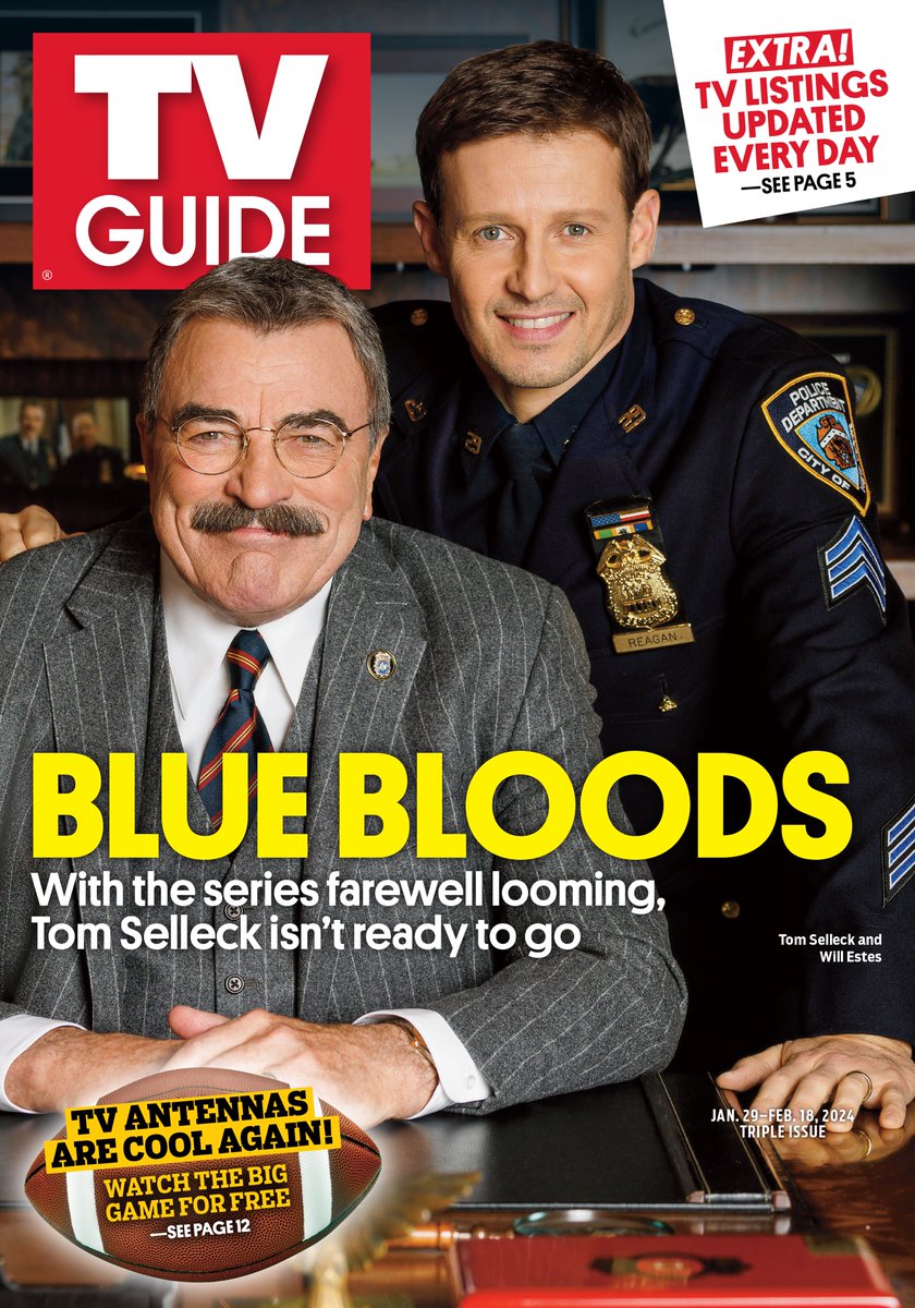 We celebrate the final season of #BlueBloods on the lates TV Guide Magazine cover