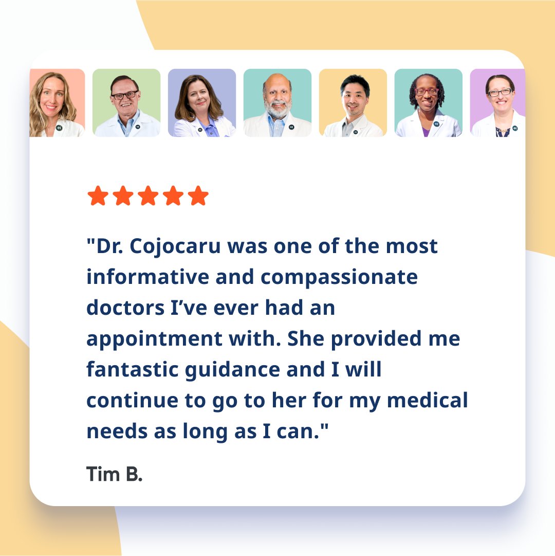 Listening is a hugely underrated skill that our doctors excel at.

When a doctor listens and understands a patient's needs, they're able to provide personalized, long-term care and move beyond the often transactional nature of modern healthcare.