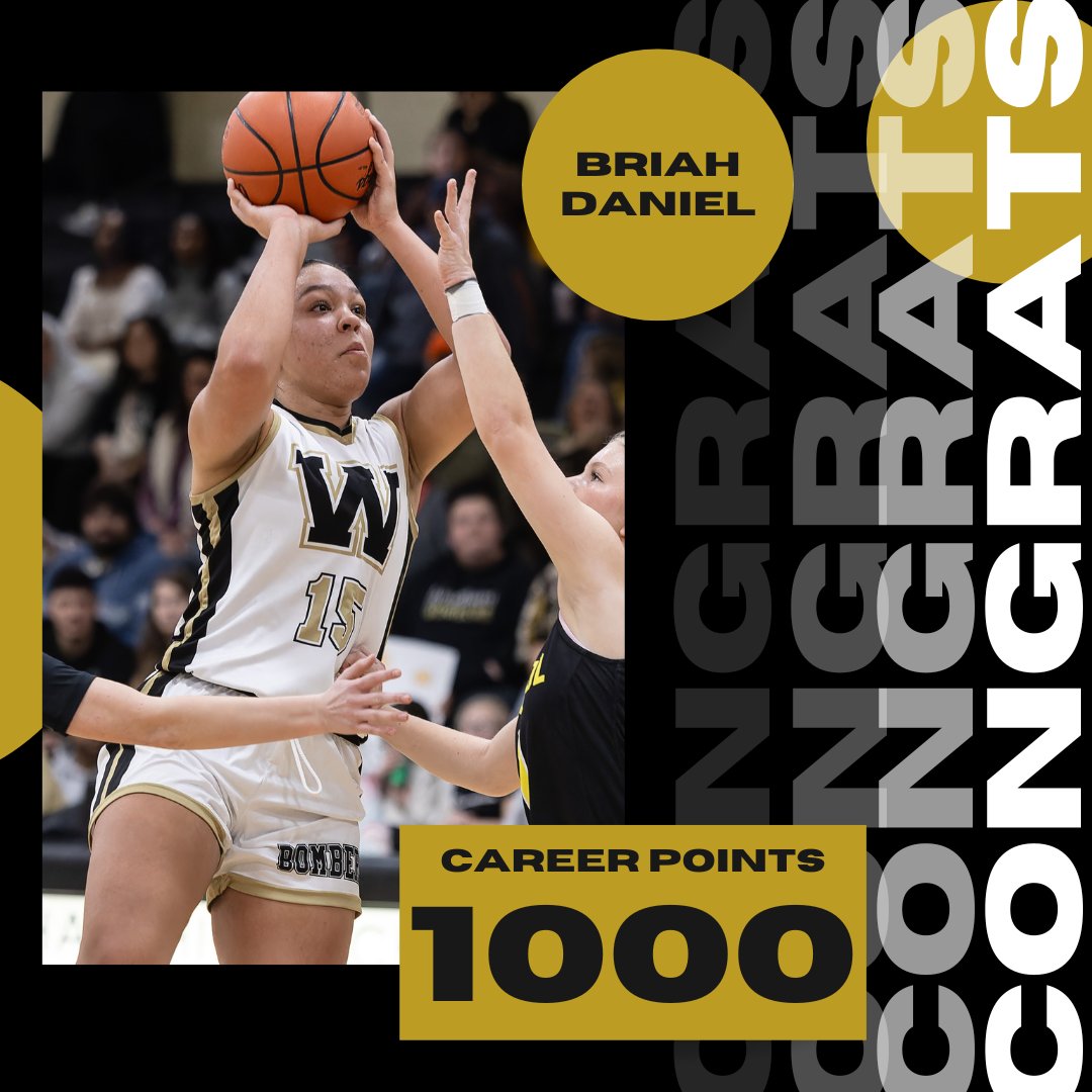 Jonah L. Rosenblum (@jlrsports) on Twitter photo Congrats to Windham senior Briah Daniel on reaching the 1,000-point mark in tonight's game against Chalker!
The Bombers are also hoping to clinch a league title tonight!
<a href="/windhamschools1/">Windham Schools</a> <a href="/Windham_Sports/">Windham Bombers</a> Congrats to Windham senior Briah Daniel on reaching the 1,000-point mark in tonight's game against Chalker!
The Bombers are also hoping to clinch a league title tonight!
<a href="/windhamschools1/">Windham Schools</a> <a href="/Windham_Sports/">Windham Bombers</a>
