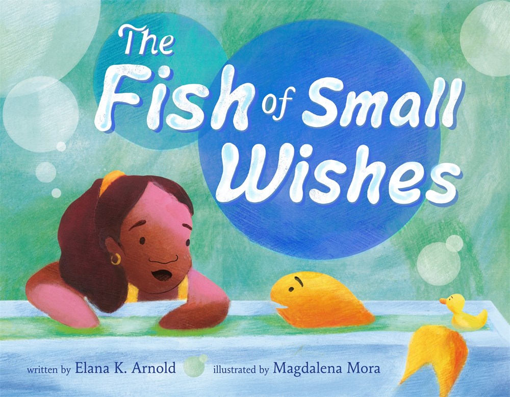Happy book birthday to @ElanaKArnold and <a href="/Magdalenadraws/">Magdalena Mora</a>' The Fish of Small Wishes!