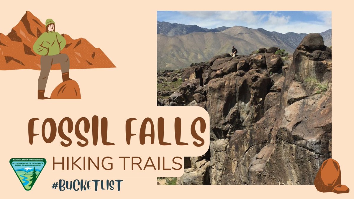 BLMca's tweet photo. Who's up for #Hiking?? ⛰ Fossil Falls offers a unique volcanic landscape with smooth, polished remnants of a 20,000 year-old lava flow. Choose your own adventure on trails that traverse an ancient waterfall. #bucketlist #YourPublicLands #PlanAVacationDay https://t.co/aL9Tubn28J