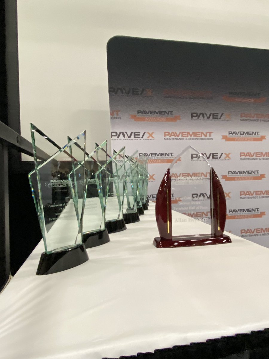 LoriDitoro's tweet photo. The @PavementMag 2024 Awards will be presented in the #PAVEXShow Innovation Theatre at 6:00 this evening. Come celebrate with us. @EquipmentToday @4ConstructnPros https://t.co/NpwvLPunca