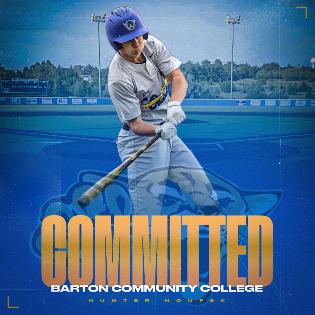 HoufekHunter's tweet photo. Excited to announce my commitment to @Barton_Baseball to continue my academic and baseball career! Thank you to all of my coaches, teammates, friends, and family who have shaped me into the player and person I am today. #rollcougs @EngagedBaseball @OlatheWestBSB @PSP3nation https://t.co/6OI6MsocRt