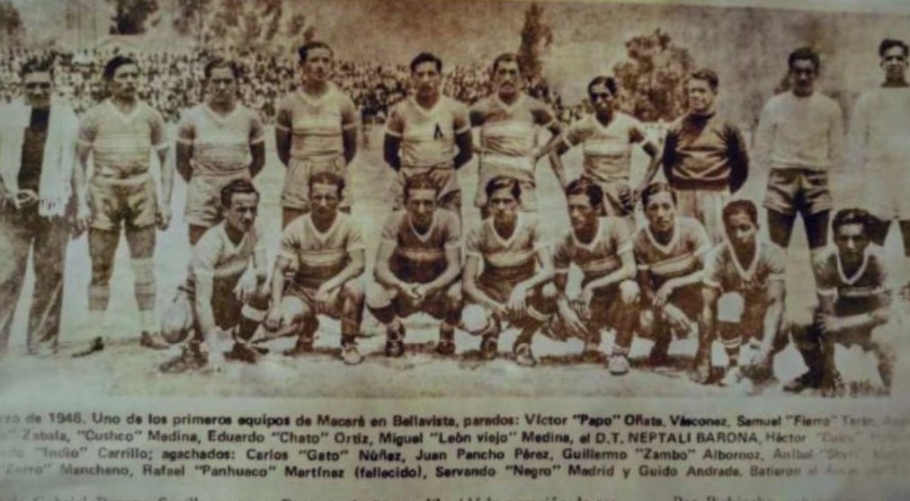 Que grande el ídolo de Ambato como los tiene llorando por un campeonato nacional que ganó hace 75 años. 

Tú pueblo te ama Macará, primer campeón del Ecuador.