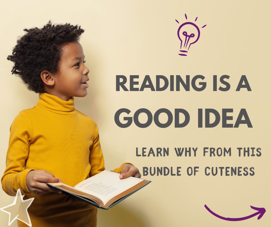 Reading is definitely a good idea! #youthliteracy #readersareleaders #YouthEmpowerment