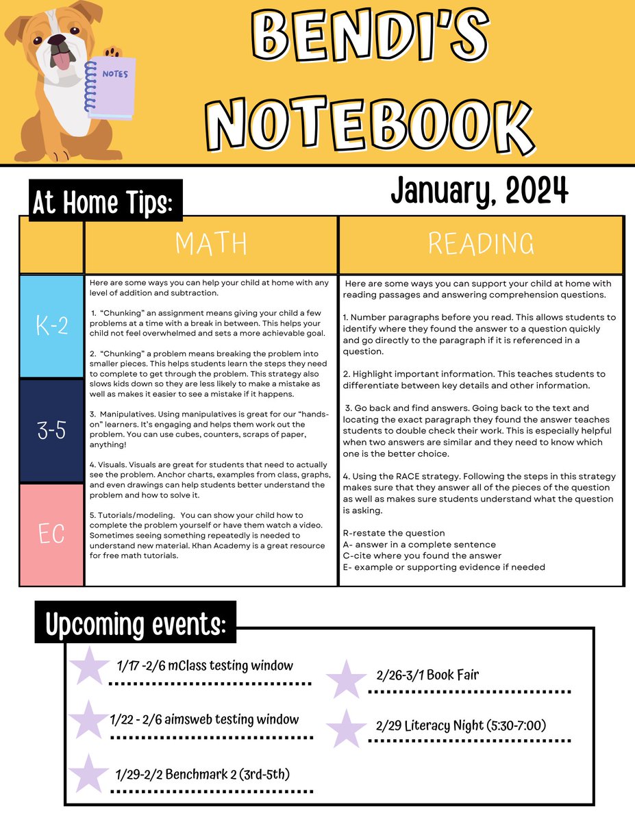 Check out January’s latest edition of Bendi’s Notebook 📒