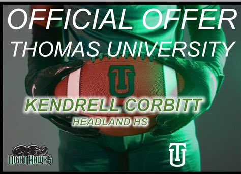 Blessed to receive an offer from @NightHawksMFB after a great conversation with <a href="/coachseay/">Christopher Seay</a>!!! <a href="/HallTechSports1/">Hall-Tech Sports</a> <a href="/HeadlandFootba1/">Headland Rams Football</a>