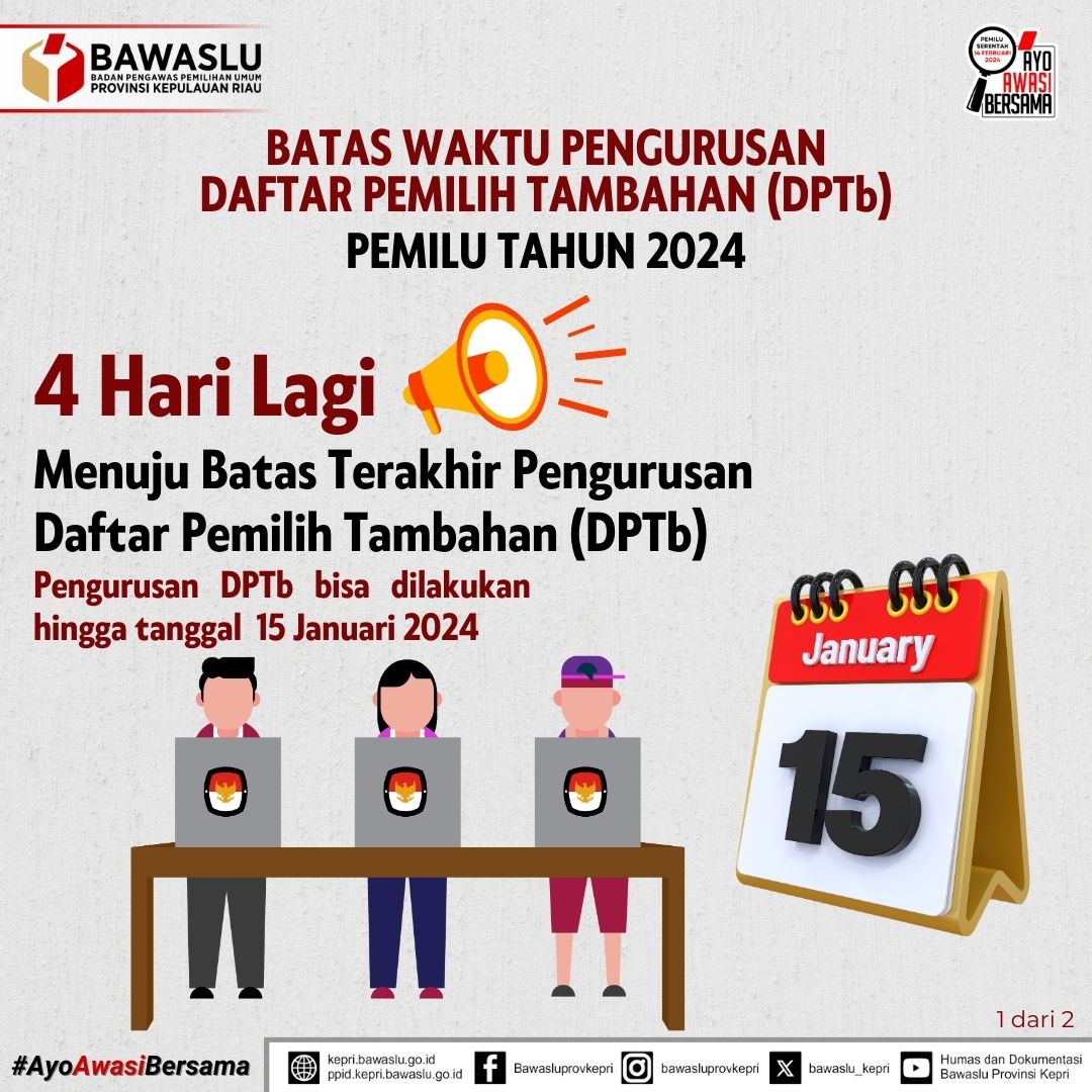 brynnclg's tweet photo. Bagi teman2 yang nanti pada saat pemungutan suara (14 Februari) tidak berada di tempat sebagaimana, temen2 tetap dapat memilih dengan ganti lokasi
#AyoAwasiBersama
#BersamaBawasluAwasiPemilu
#PemantauPemiluKepri
#PemiluSerentak2024
@BawasluRI
@BawasluKepri
@BawasluBatam
@UIBatam https://t.co/XqAsqNbp4p