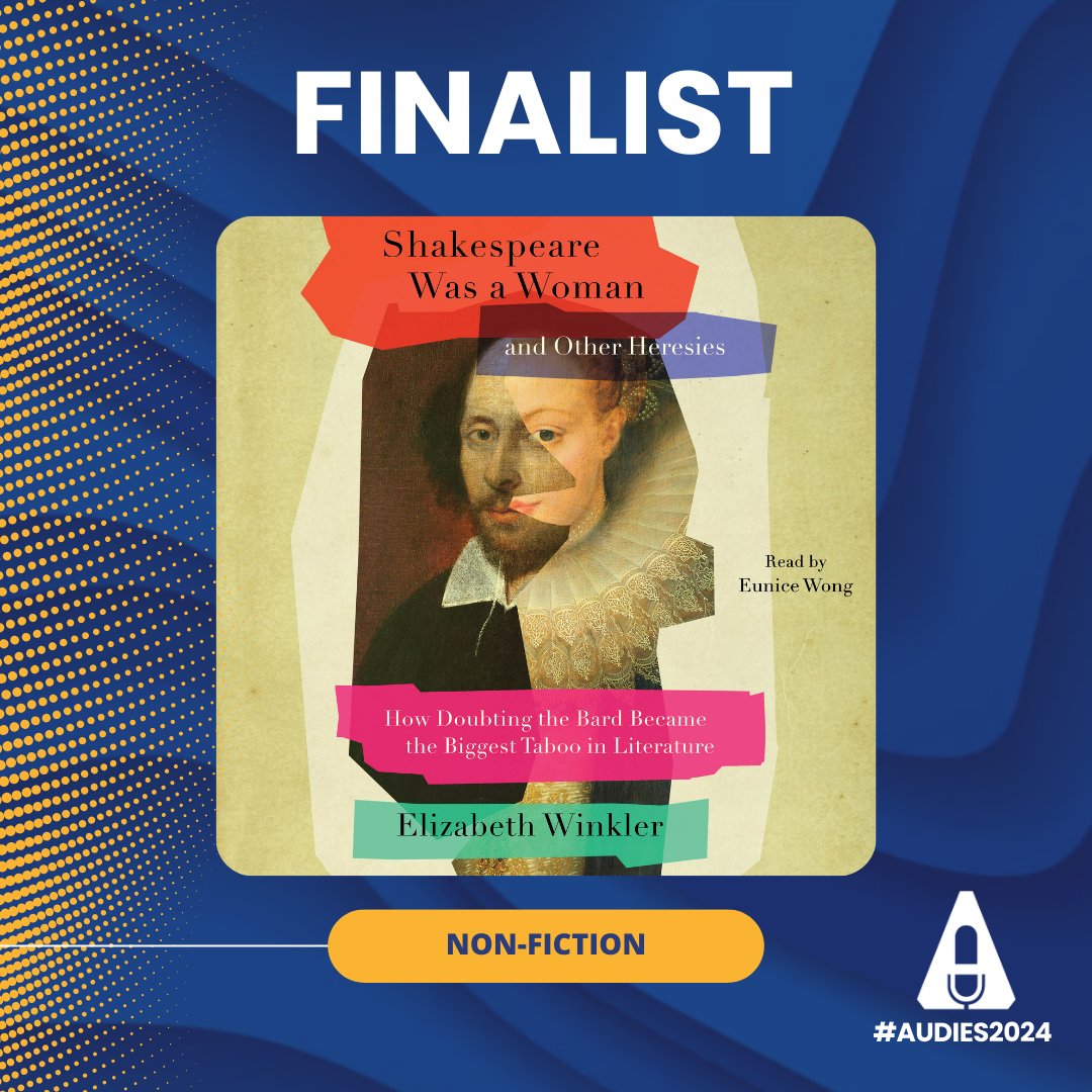 I am nominated for 3 - THREE - 2024 Audie Awards, all solo reads: Best Fiction Narrator, Mystery, Non-Fiction. That's it. I'm done for the year. Everything's checked off. I'll just be here giggling to myself in the corner if you need me.