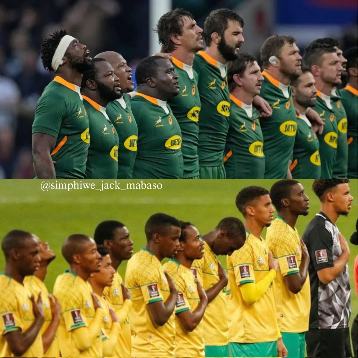 Should @BafanaBafana go to the Final. May we kindly ask @SAFA_net to bring @Springboks to the stadium in Ivory Coast. It will be a huge motivation to the boys. Bafana Bafana Skomota Patrice Motsepe 10 MiNUTES