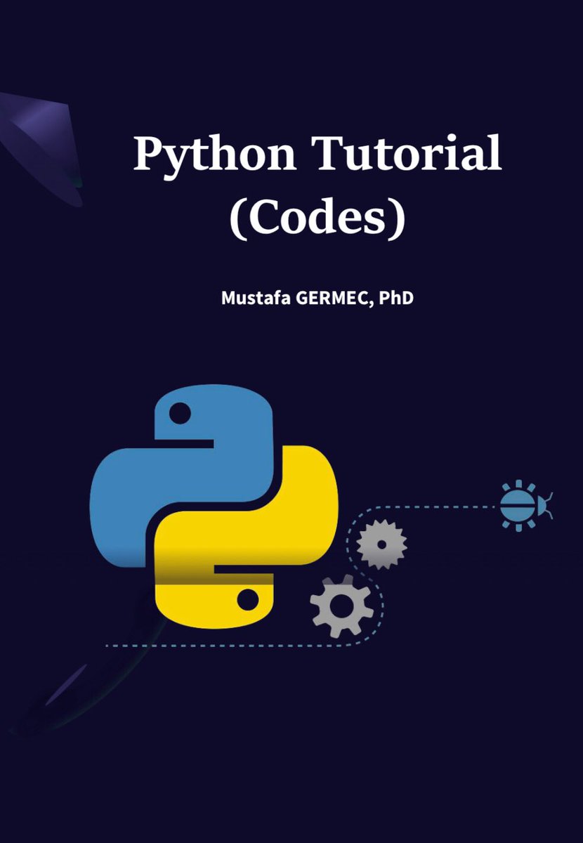 manishkhosiya's tweet photo. 𝐏𝐲𝐭𝐡𝐨𝐧 𝐓𝐮𝐭𝐨𝐫𝐢𝐚𝐥𝐬 (𝐂𝐨𝐝𝐞𝐬) 👨‍💻

Paid book worth 199$ ( For free )📕

[ Bookmark 🔖 ]

To Avail the opportunity 👈🏻

Just Do (to get it)
☑️ Follow &amp; like
☑️ Retweet &amp; share 
☑️ comment "Python "

(48 hours only) ‼️🚨

#Python #languages #DataScience #DataScientists https://t.co/iyKV9NkLDZ
