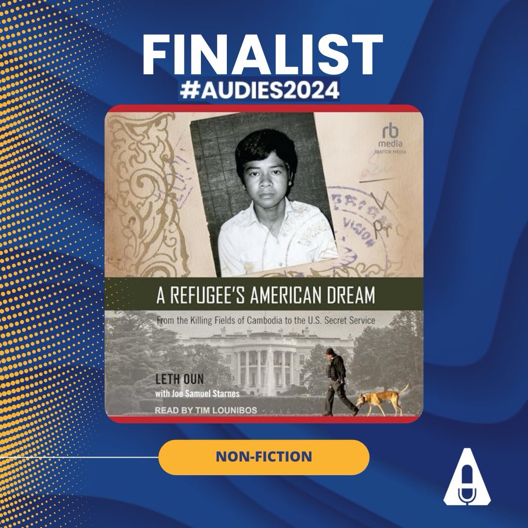 Very cool to be in the mix!👊🏼 #Audies2024 #audiobooks #LoveAudiobooks @audiobooks @TantorAudio @RBmediaCo