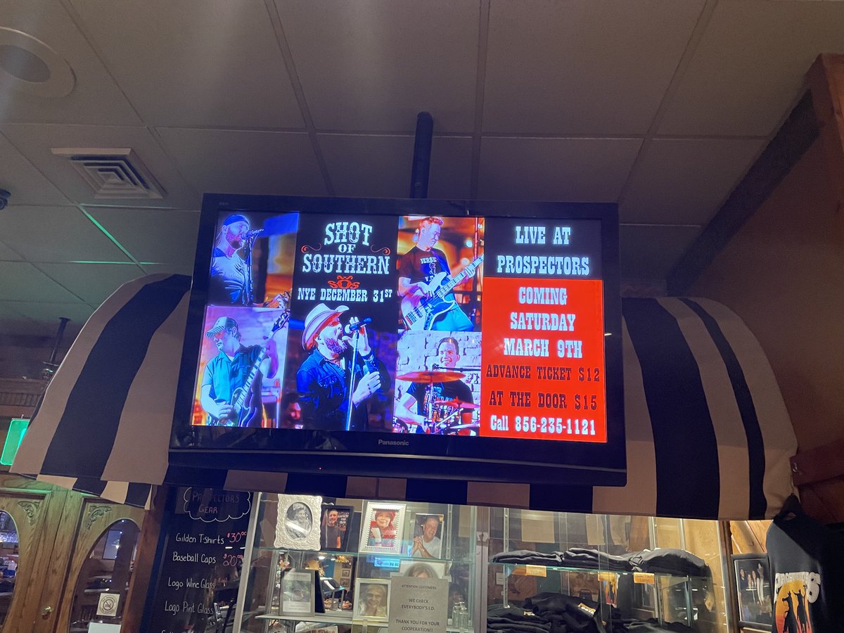 ⁦DON’T MISS IT! #NYE <a href="/ShotofSouthern/">Shot of Southern</a>⁩ ⁦⁦<a href="/ProspectorsRest/">Prospectors Grille & Saloon in Mt. Laurel, NJ</a>⁩