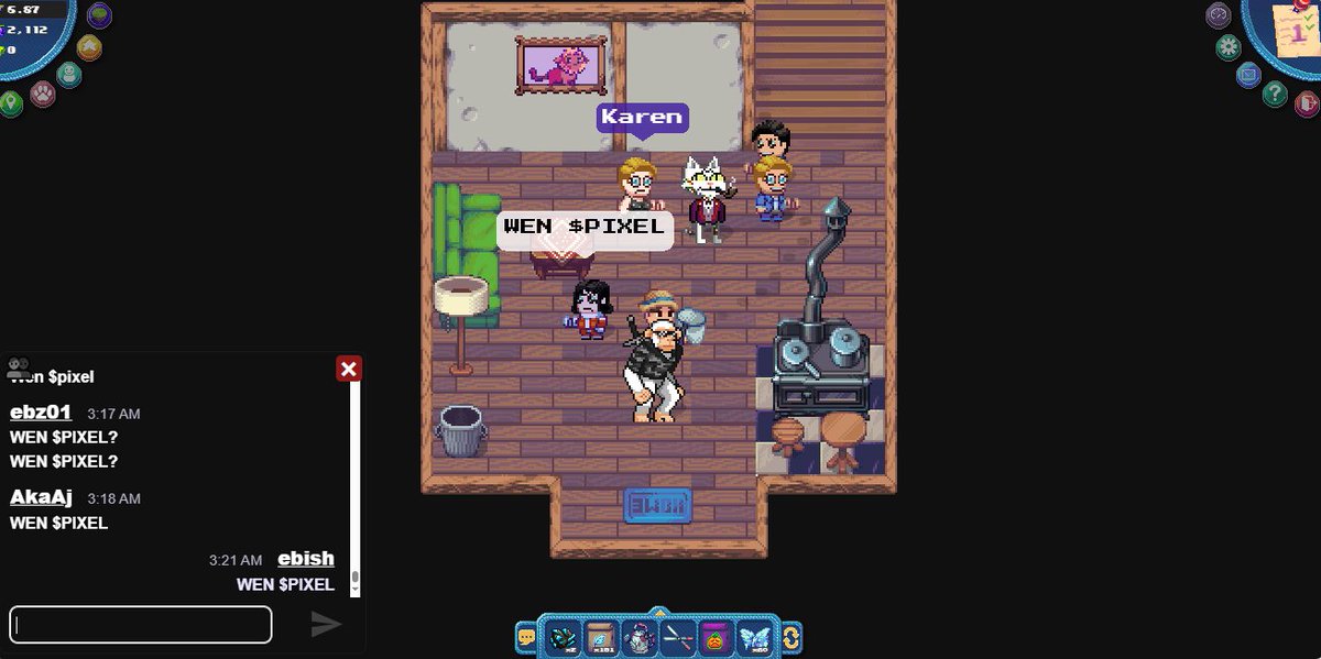 ebish67's tweet photo. WEN $PIXEL https://t.co/JwRduXe3Gk