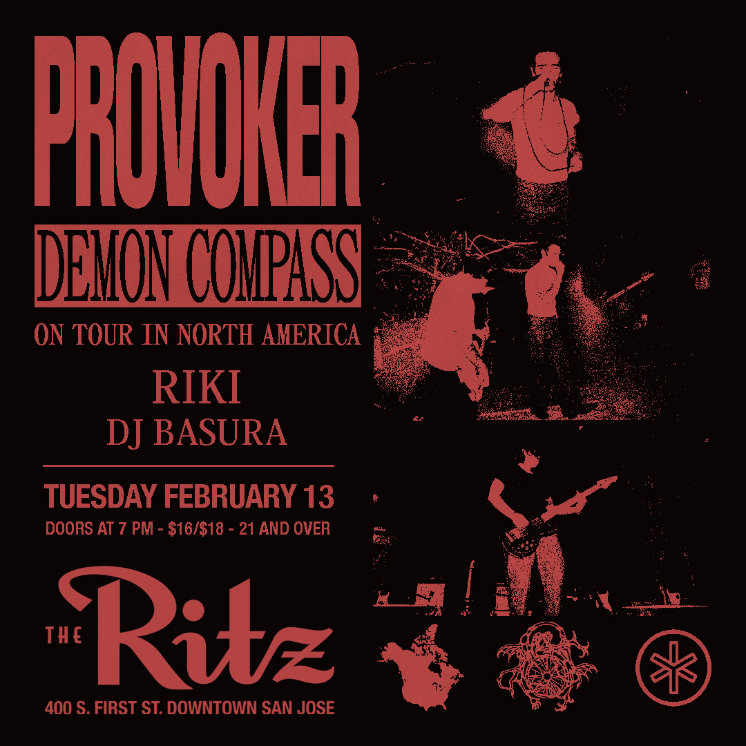 ⛓️ PROVOKER ⛓️

Two weeks away! With special guests Riki, Hook-Ups, and DJ Basura! Tickets on sale now!

Tuesday // 02.13.24 // 7PM // 21+

🎫 l8r.it/qXwO 🎫⁠
⁠
🏷️ #provoker <a href="/provoker/">Pseeker of Meanings</a>.zone #riki #hookups <a href="/djbasura/">Depress Mode</a> #postpunk #theritzsj #sanjose #dtsj #sofadistrict