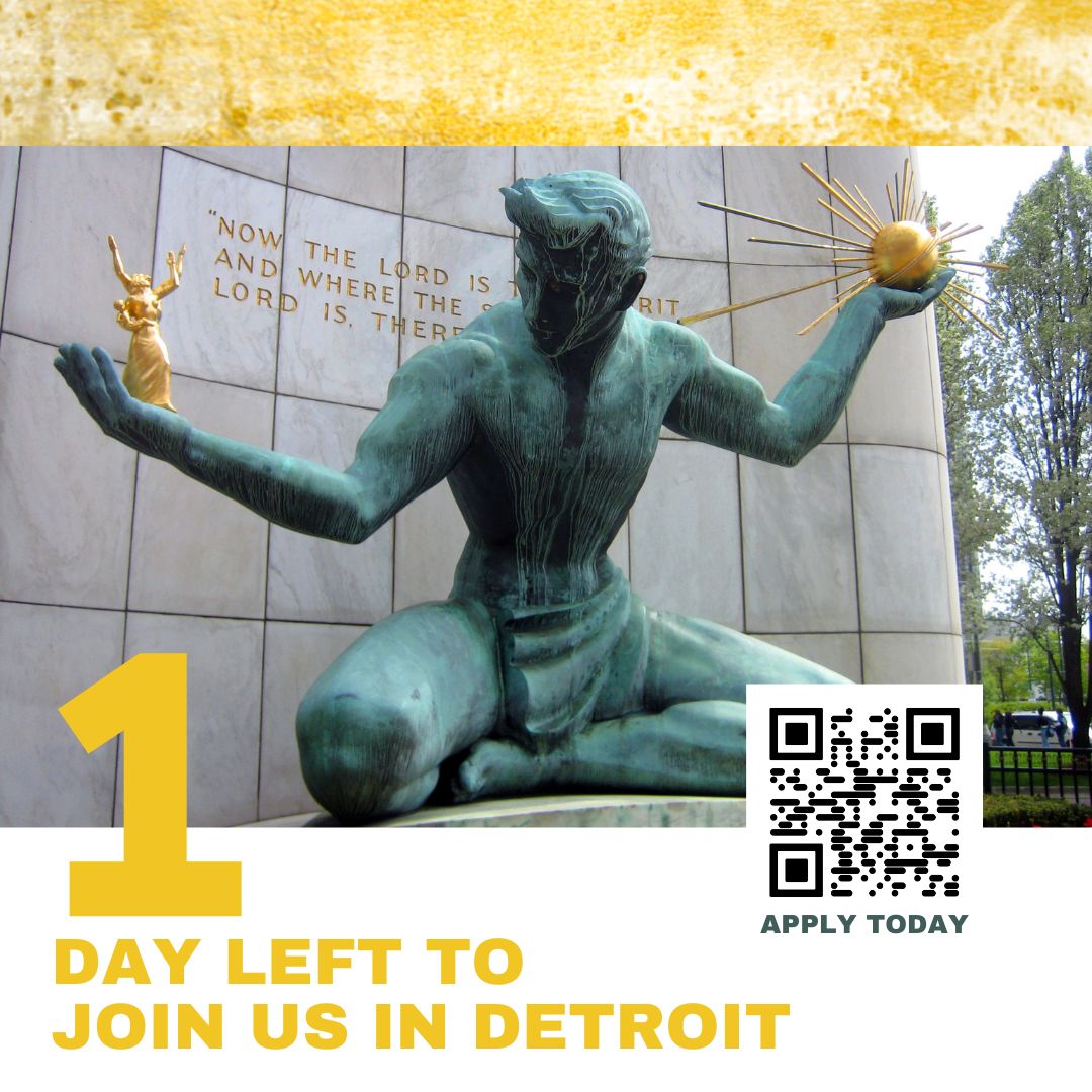 Complete your application by 1/31/24 for our spring/summer program! We can't wait to see you in Detroit!

tinyurl.com/26xfefvn