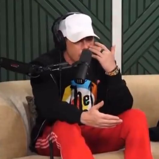 She’s on Broadway and he’s on a podcast telling the same story we’ve been hearing for almost a year… 🤐