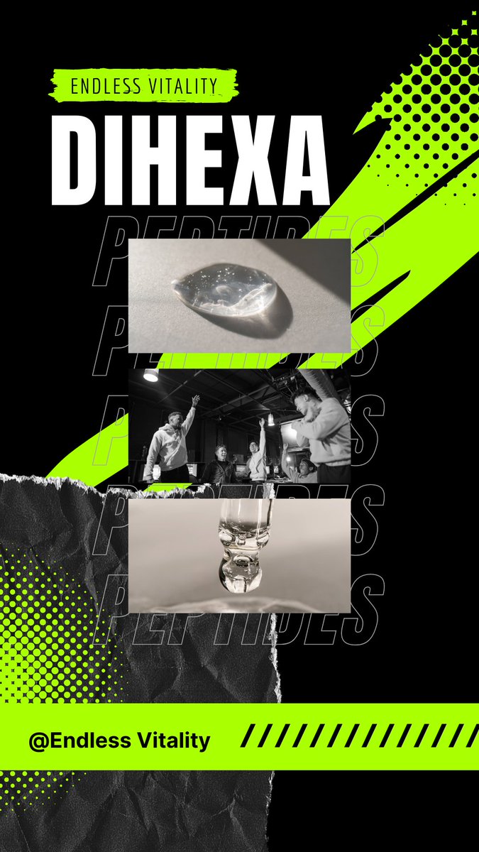 EndlessVit's tweet photo. Unlock your cognitive potential with Endless Vitality's Dihexa! Elevate your mind to new heights of clarity, focus, and brilliance. ๐ Experience cognitive excellence like never before. Order now and embark on a journey of limitless possibilities! #Dihexa #CognitiveEnhancement https://t.co/tsLWGDOlEQ