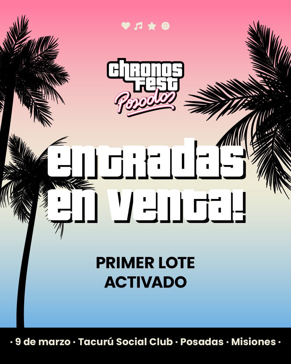 chronos_oficial's tweet photo. ENTRADAS FÍSICAS Y ONLINE DISPONIBLES
❤️‍🔥❤️‍🔥❤️‍🔥❤️‍🔥❤️‍🔥

Y obviamente… PROMO PARA LOS #MANIJAS 🤪🤪🤪

🚀Online x Central Ticket ! 
https://t.co/RCZyj9NvOu https://t.co/V2fThybgQv