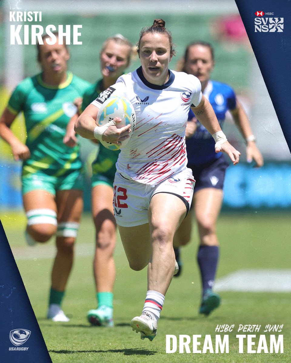 Second #HSBCDreamTeam nod for the USA Women’s Sevens, well played @KirsheBar 👏 On to Vancouver for more 🇨🇦