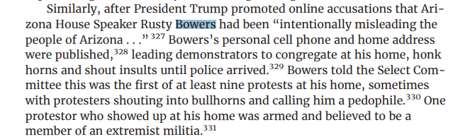 @AccountableGOP For being a man of integrity, this is what Rusty Bowers got from trump and his posses
#TrumpIsATerrorist